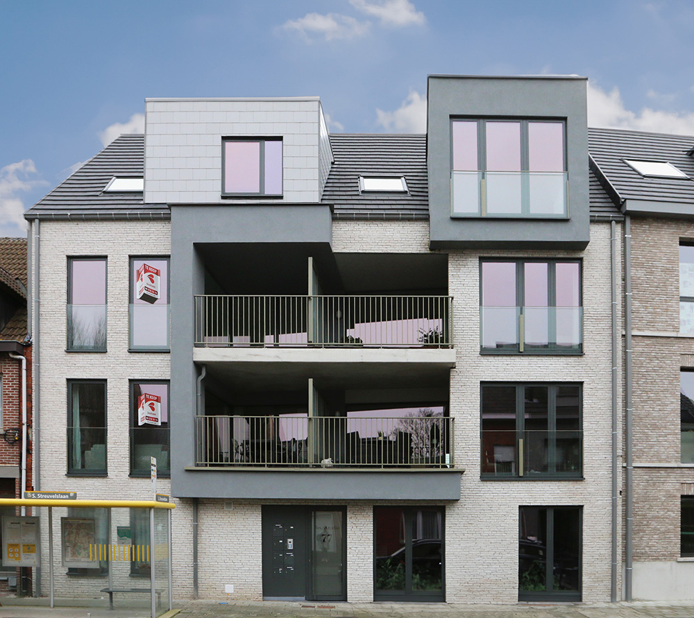 Bostoen Residentie Arcelar in Aartselaar energiezuinige nieuwbouwappartementen voorgevel