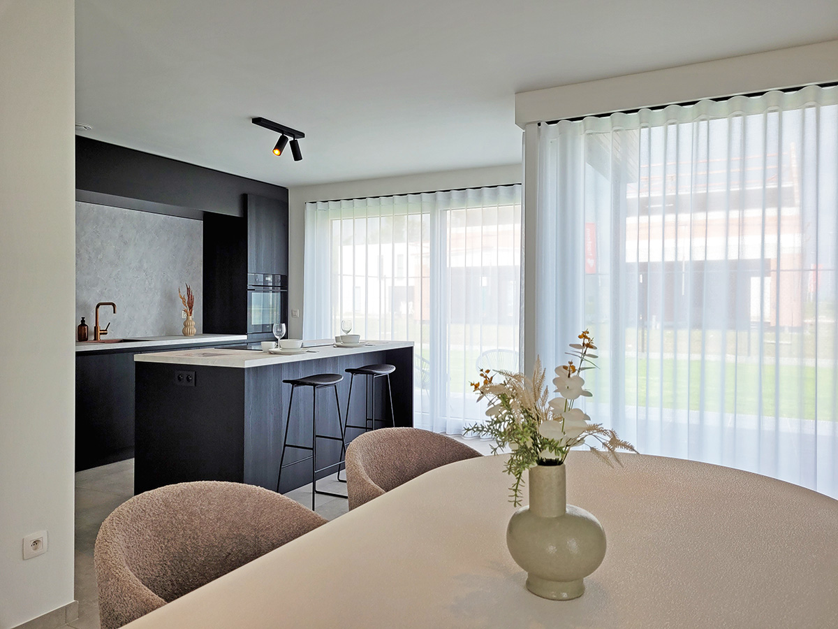 Bostoen RivaHof Dentergem stijlvolle kijkwoning keuken