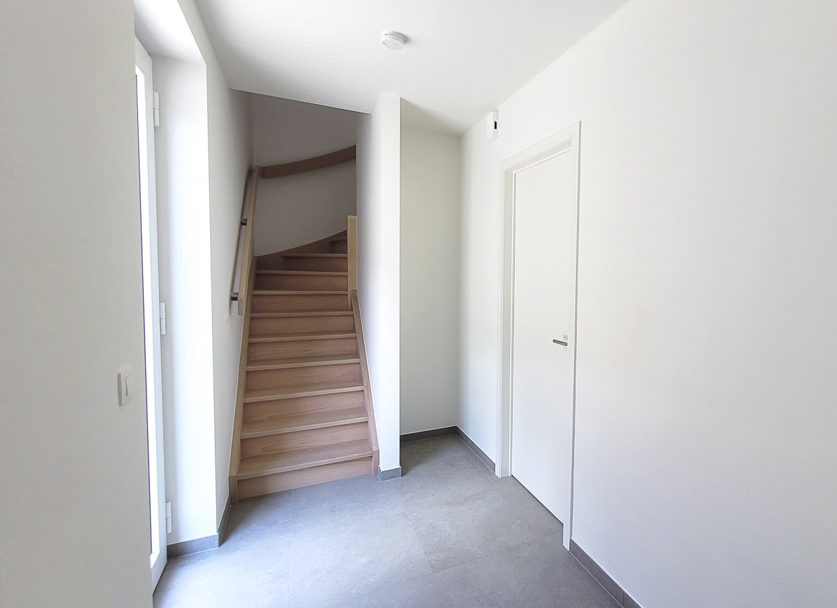 Bostoen Het GoudenHof kijkwoning in Marke inkomhal