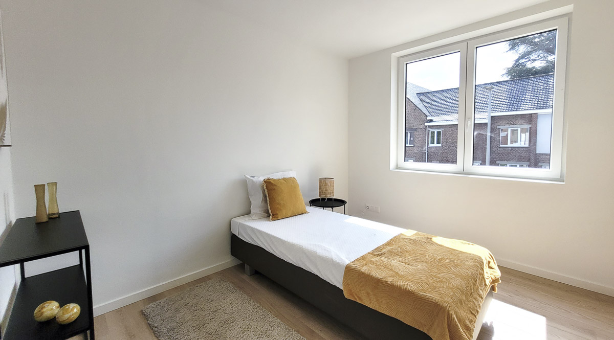 Bostoen Het GoudenHof kijkwoning in Marke slaapkamer 3