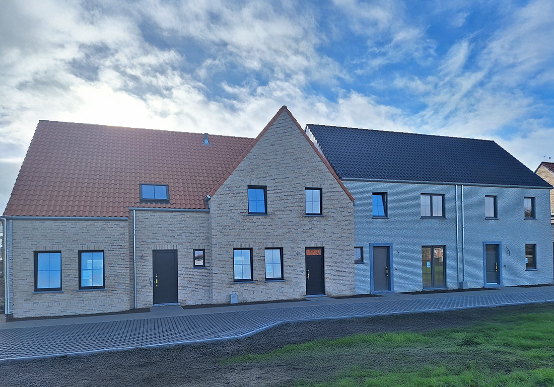 Bostoen Landelijke nieuwbouwwoningen Ramskapelle Hof Teghelrie