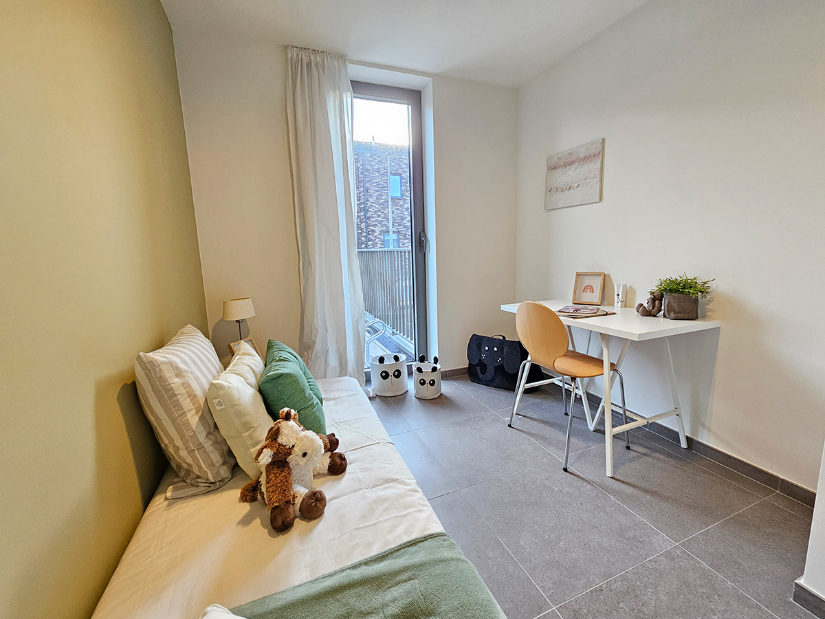 Bostoen Nieuwbouwappartementen Rumbeke Residentie Camiel Kinderslaapkamer