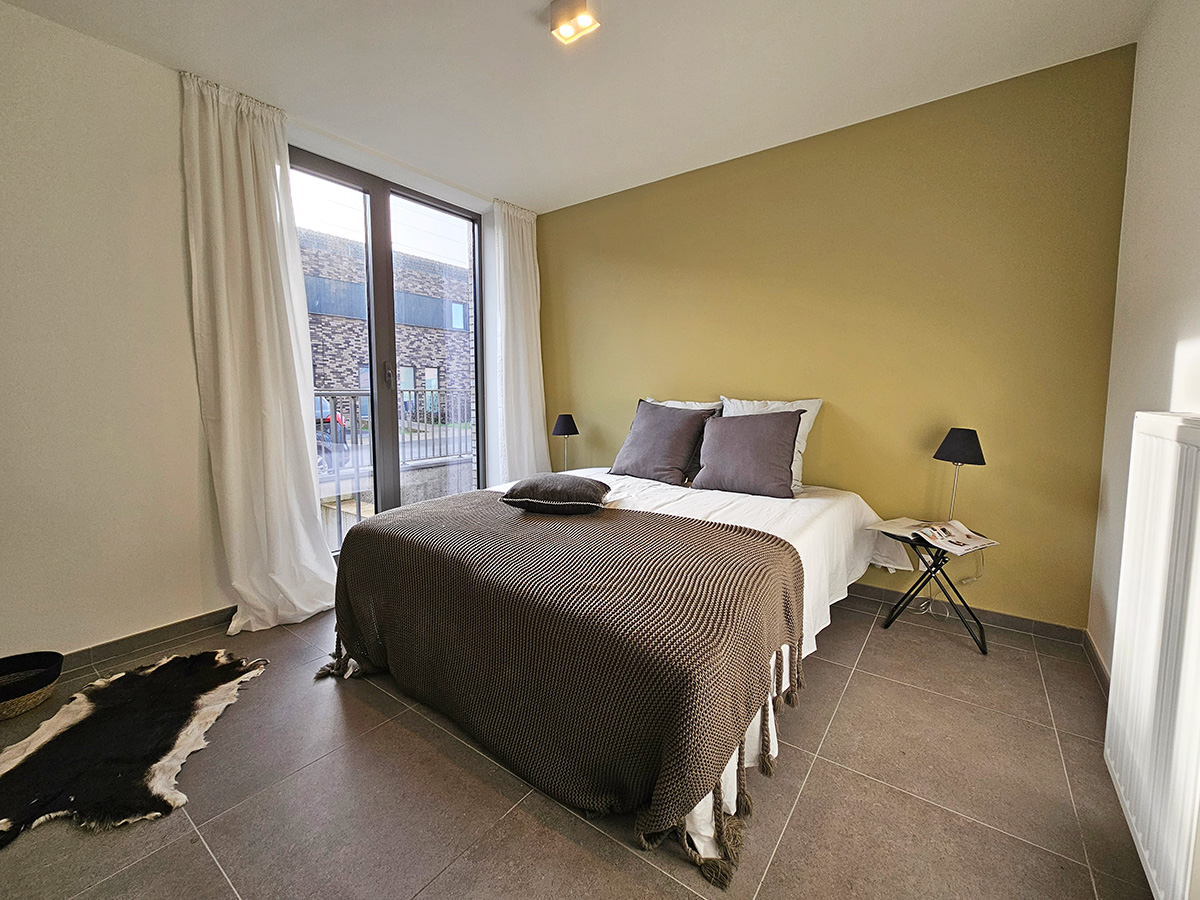 Bostoen Nieuwbouwappartementen Rumbeke Residentie Camiel Slaapkamer