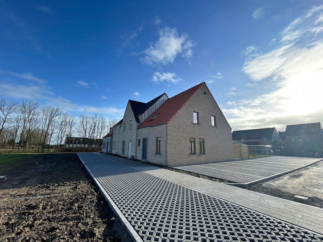Bostoen Landelijke nieuwbouwwoningen Ramskapelle Hof Teghelrie