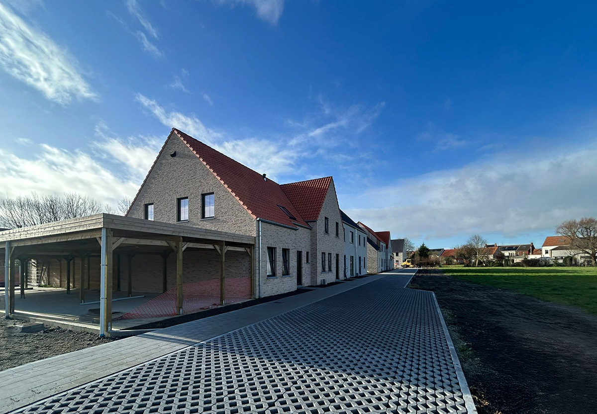 Bostoen Landelijke nieuwbouwwoningen Ramskapelle Hof Teghelrie