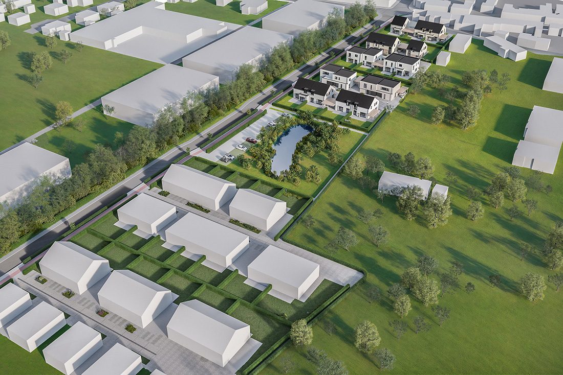 Bostoen Energiezuinige gezinswoningen Dentergem RivaHof Grondplan