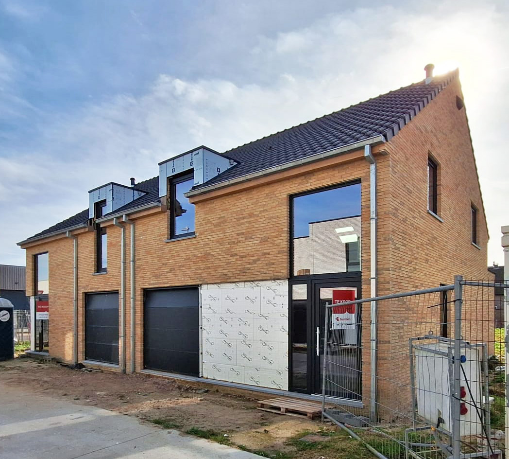 Bostoen Energiezuinige gezinswoningen Dentergem RivaHof