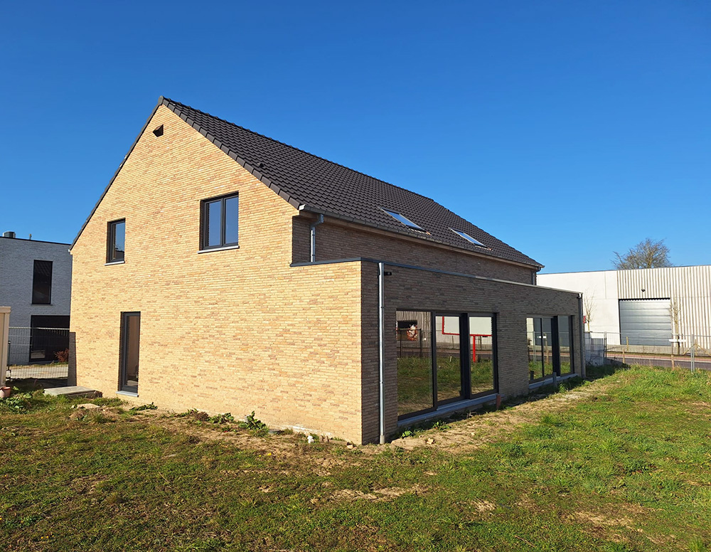 Bostoen Energiezuinige gezinswoningen Dentergem RivaHof