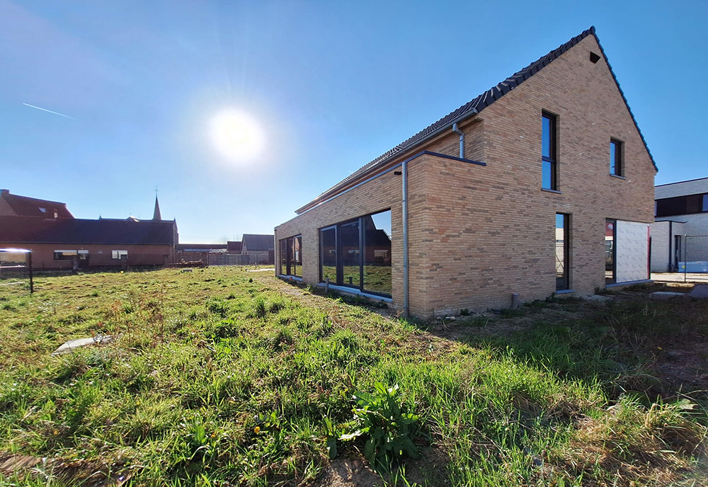 Bostoen Energiezuinige gezinswoningen Dentergem RivaHof