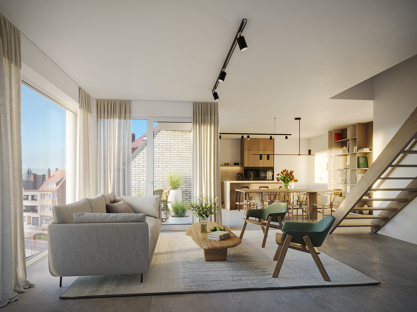 Bostoen Moderne nieuwbouwappartementen Koksijde The Dune Residentie Helia Interieur