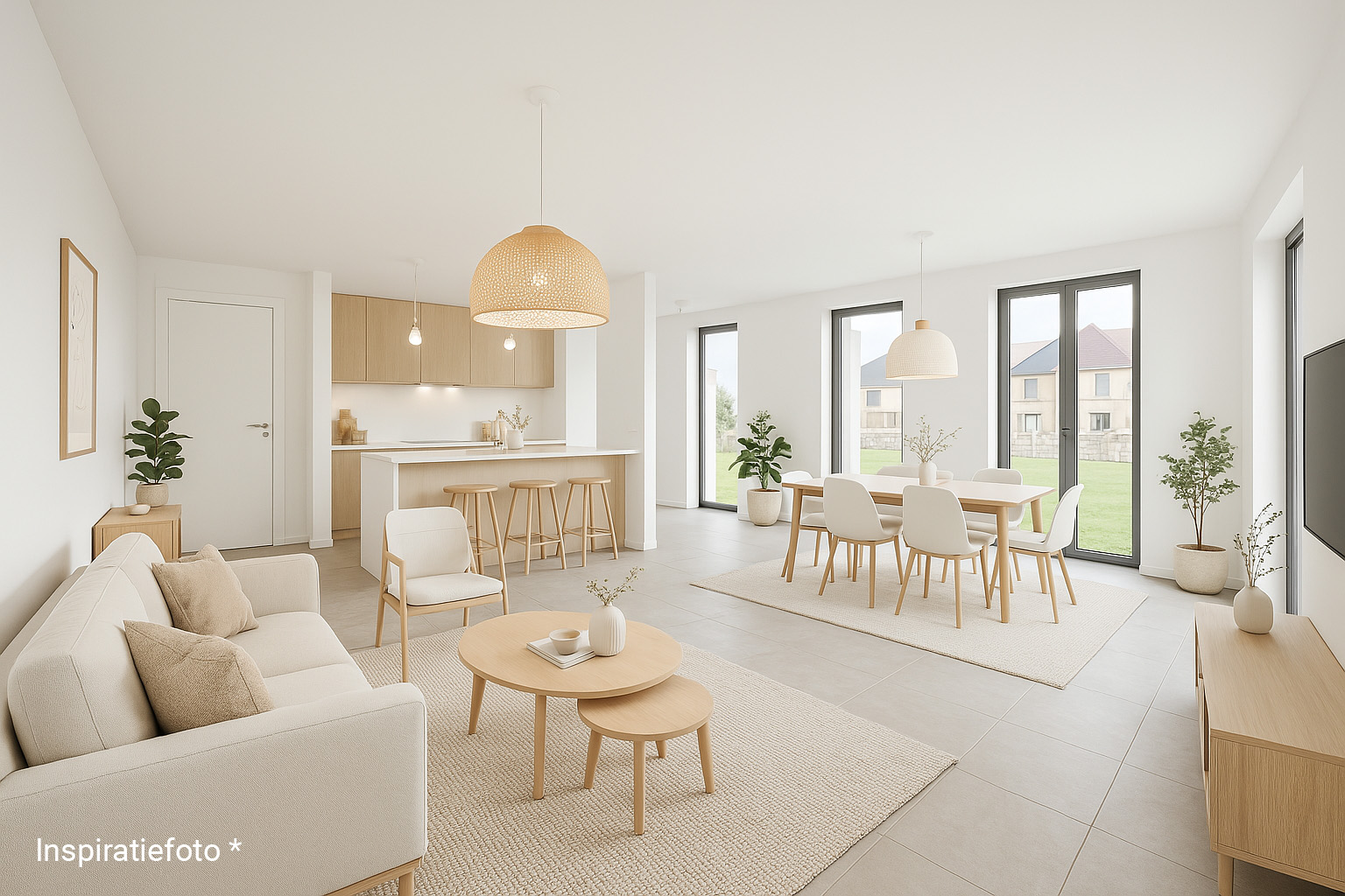 Bostoen Instapklare nieuwbouwappartementen Rumbeke Residentie Camiel Inspiratiefoto Leefruimte