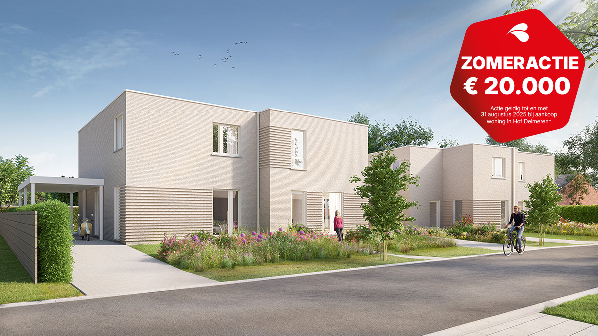 Bostoen Energiezuinige nieuwbouwwoningen Aarsele Hof Delmeren