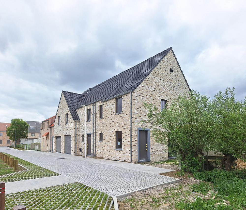 Bostoen Landelijke nieuwbouwwoningen Ramskapelle Hof Teghelrie