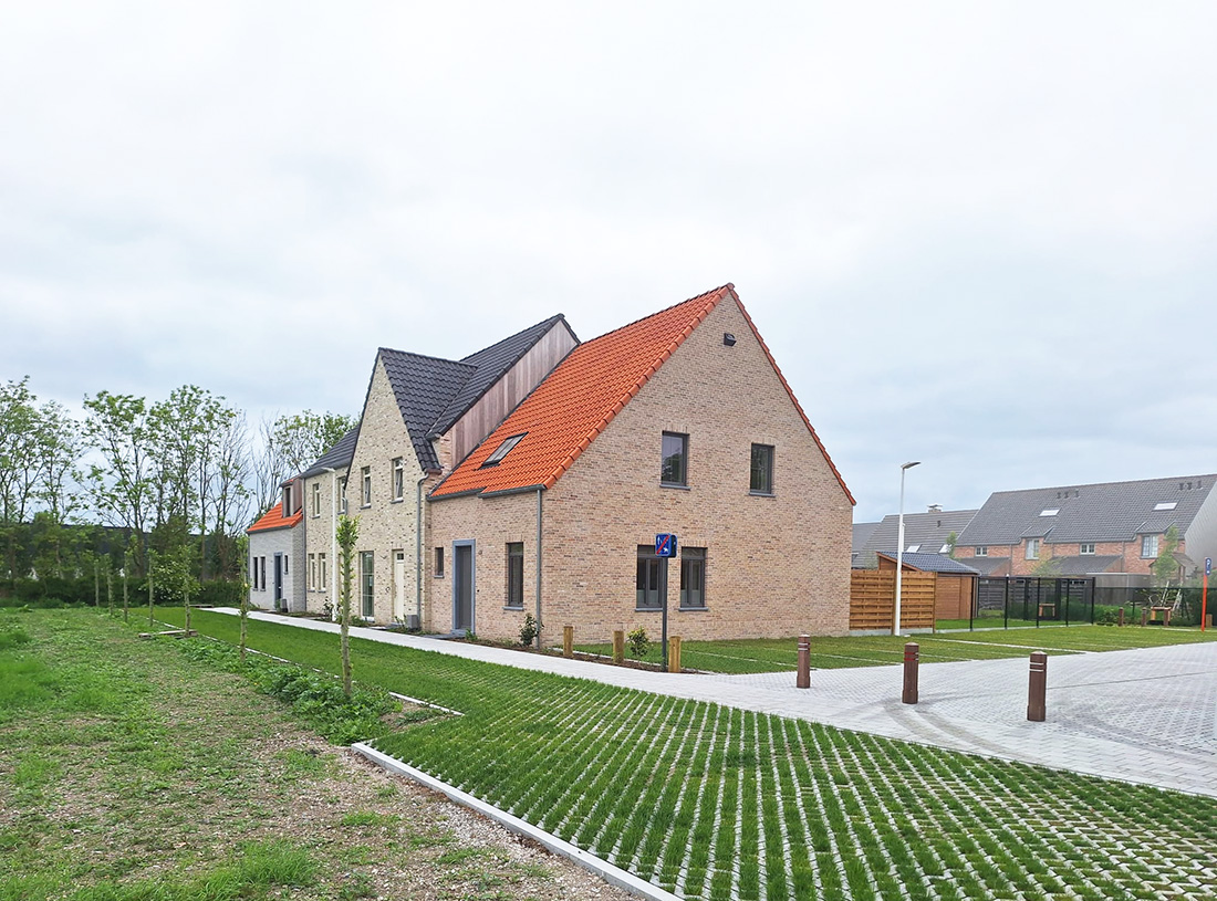 Bostoen Landelijke nieuwbouwwoningen Ramskapelle Hof Teghelrie