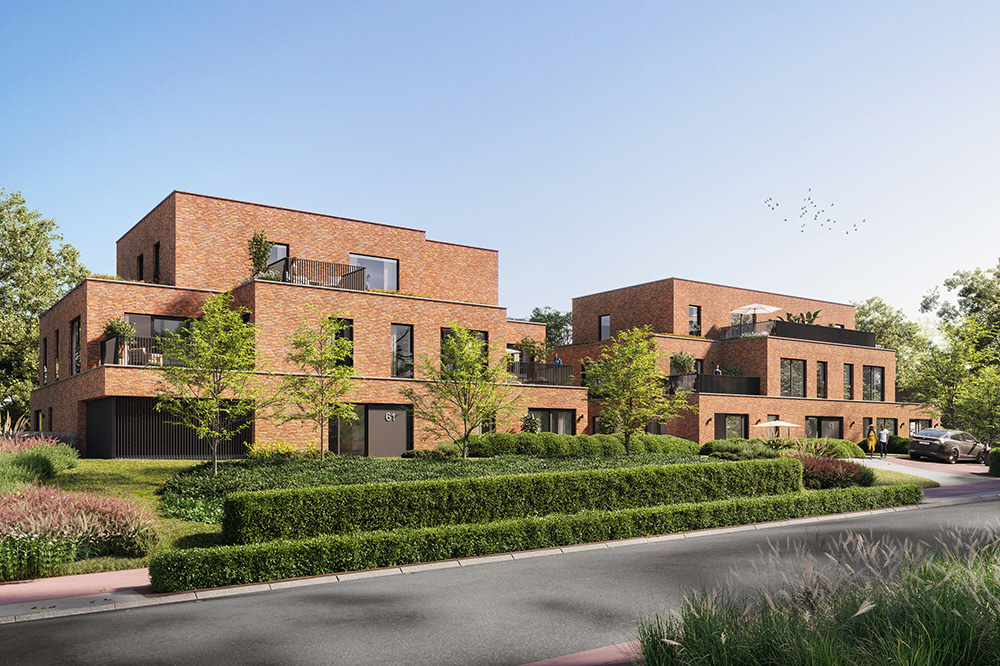 Bostoen Moderne nieuwbouwappartementen Merelbeke De Lijsters