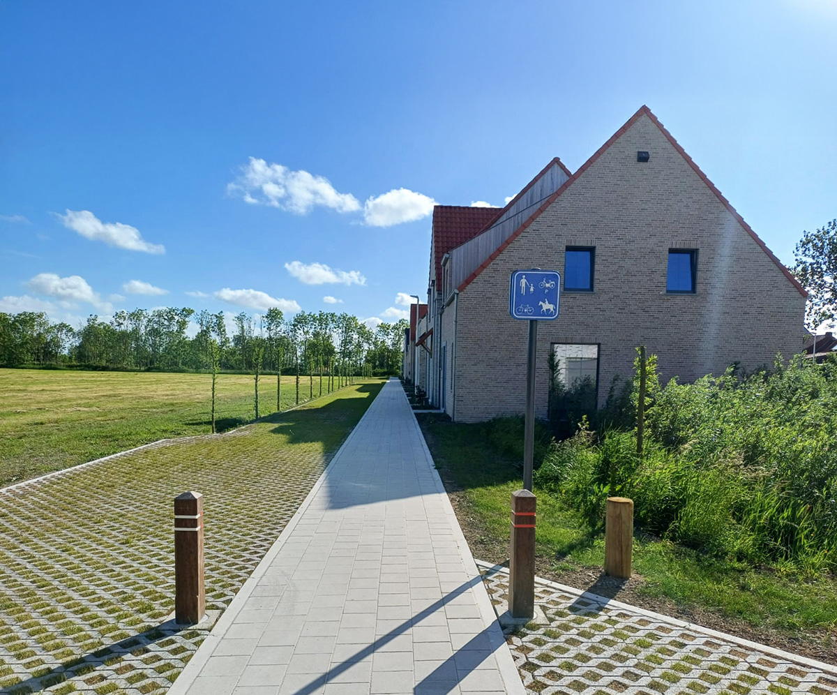 Bostoen Landelijke nieuwbouwwoningen Ramskapelle Hof Teghelrie