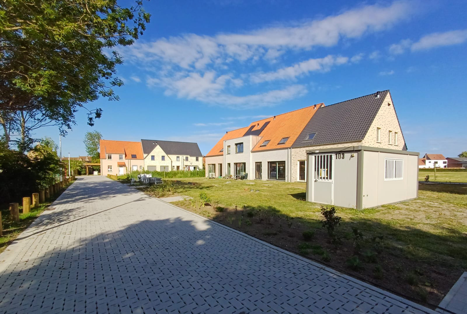 Bostoen Landelijke nieuwbouwwoningen Ramskapelle Hof Teghelrie