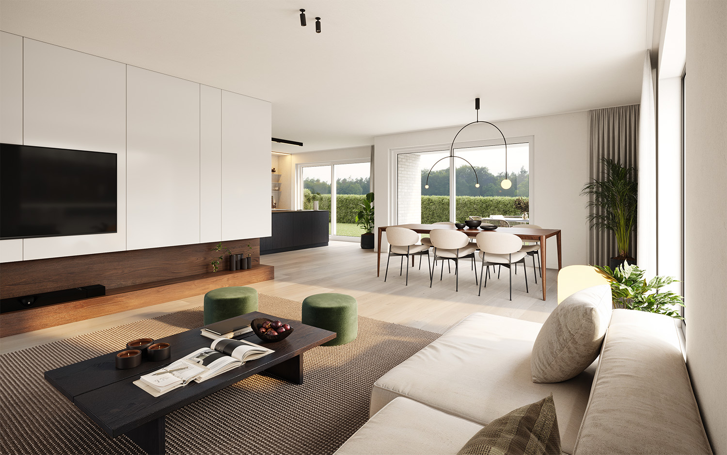 Bostoen Moderne nieuwbouwwoningen Erpe-Mere Sint-Antoon