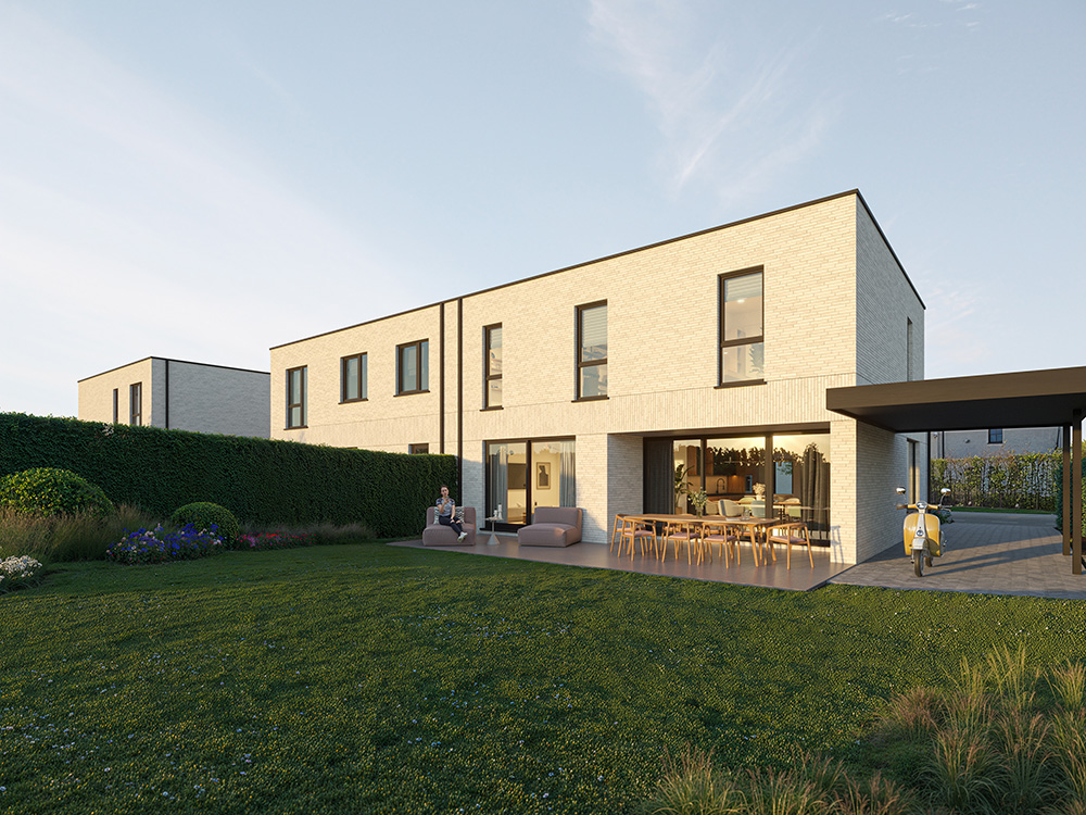 Bostoen Moderne nieuwbouwwoningen Erpe-Mere Sint-Antoon