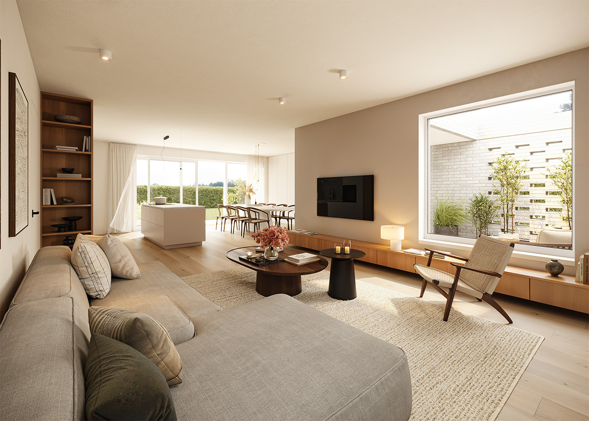 Bostoen Moderne nieuwbouwwoningen Erpe-Mere Sint-Antoon