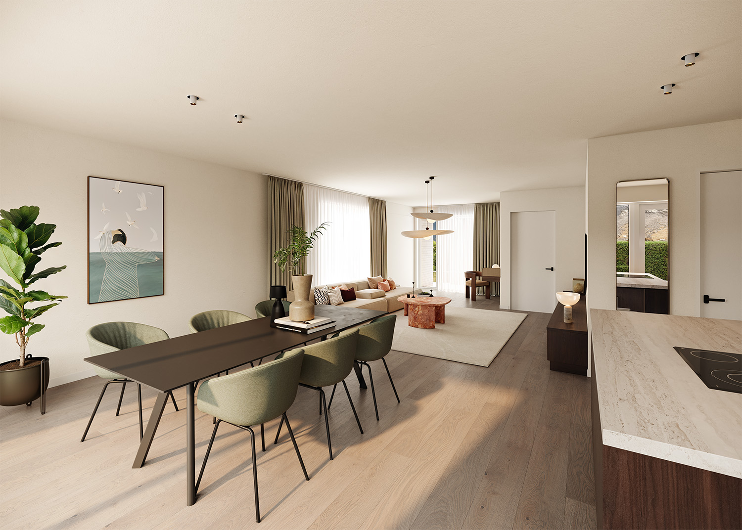 Bostoen Moderne nieuwbouwwoningen Erpe-Mere Sint-Antoon