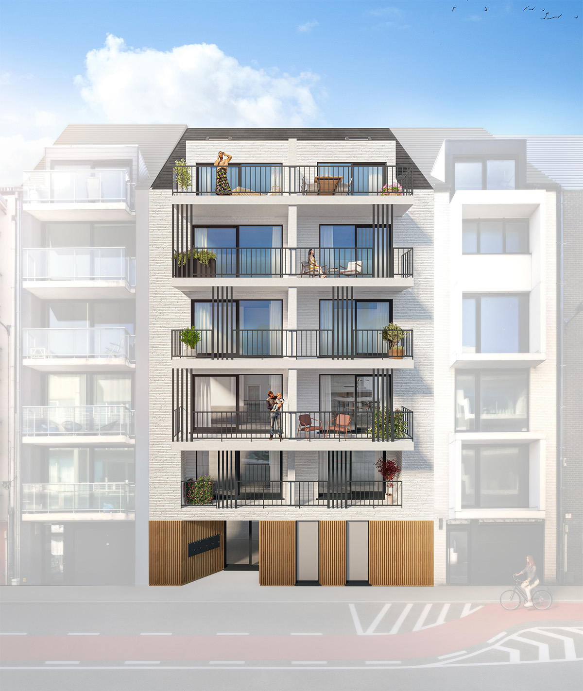 Bostoen Moderne nieuwbouwappartementen Oostende Residentie Minne